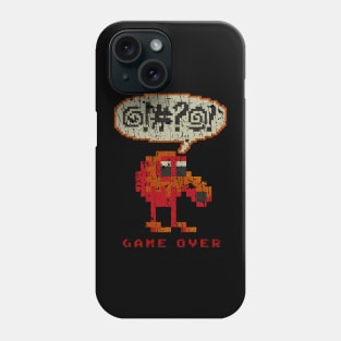 RETRO STYLE -Qbert Game Over Phone Case