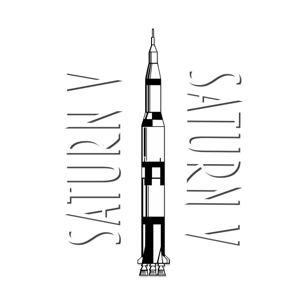 Saturn V NASA Moon Rocket - Saturn V - Phone Case