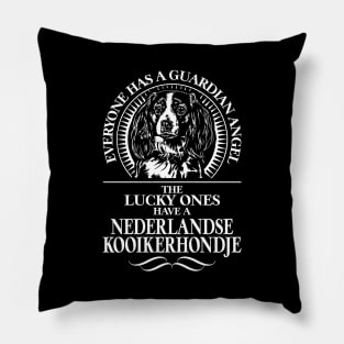 Proud Nederlandse Kooikerhondje Guardian Angel dog mom Pillow