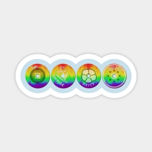 Rainbow Pride Coins Magnet