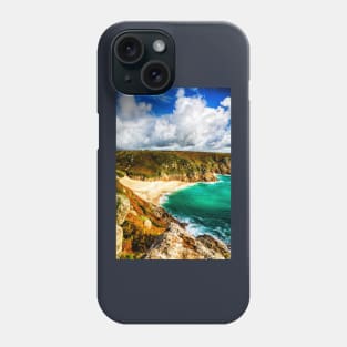 Porthcurno Beach, Cornwall Phone Case