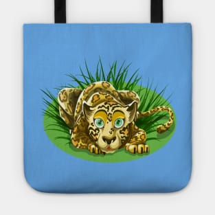 Cheetah with Green Eyes Tote