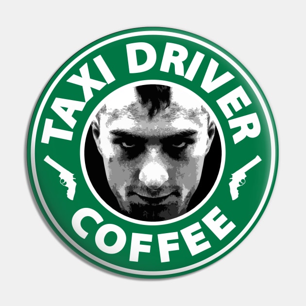 Taxi Driver Coffee Pin by TEEVEETEES