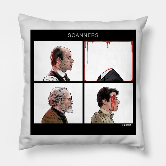 Scanners Pillow by spacelord