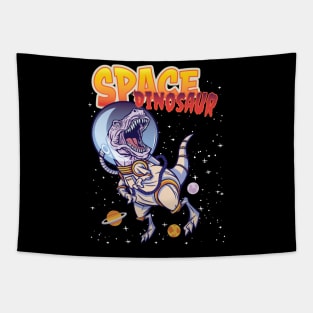 Space Dinosaur Astronauts - Roaring into Space Tapestry