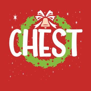 Chest Nuts Couple Christmas funny gift T-Shirt