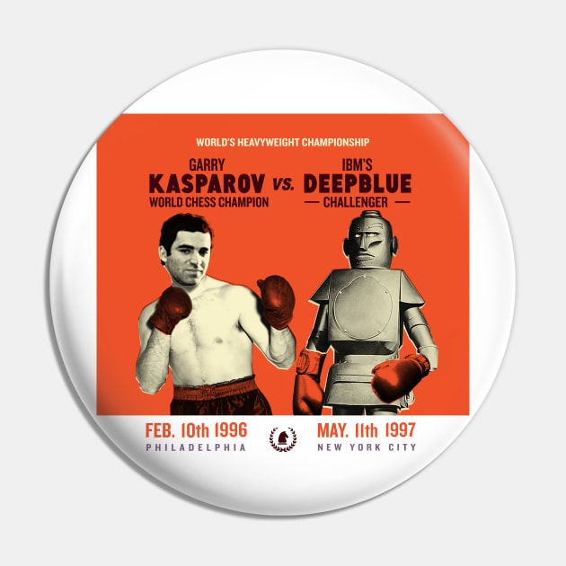 Kasparov vs Deepblue Pin by chillstudio