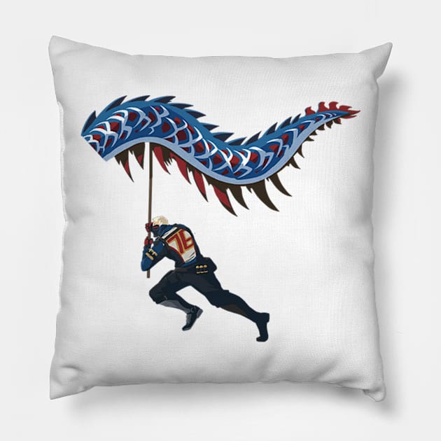 Soldier 76 Dragon Dance Pillow by Genessis