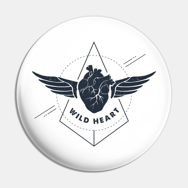 Wild Heart Pin by SlothAstronaut