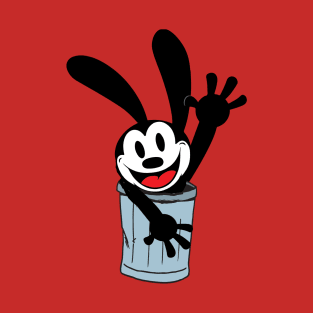 Oswald The Lucky Rabbit is hiding T-Shirt