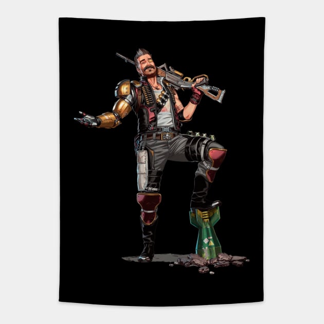 Apex Legends Fuse Tapestry by Paul Draw