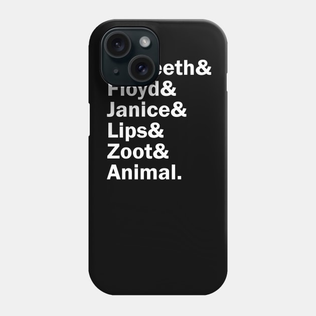 Funny Names x The Electric Mayhem Phone Case by muckychris