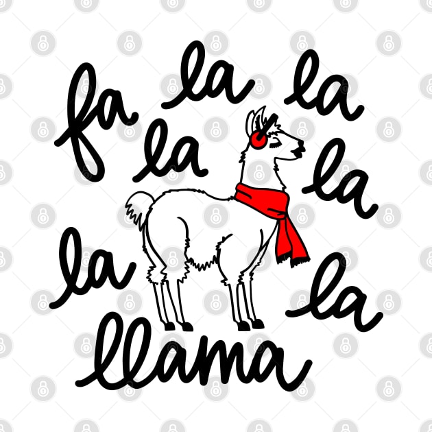 Fa La La La Llama Funny Xmas Gift by salemstore