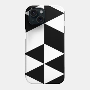 Black And White Triangle Pattern Seamless Phone Case