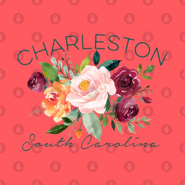 Charleston SC Pretty Garden Roses Women Girls Gardeners by Pine Hill Goods