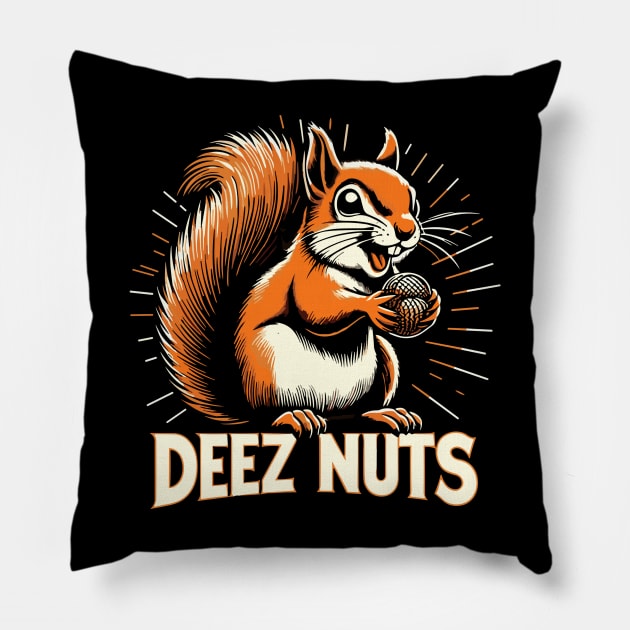 Deez Nuts Pillow by Rizstor