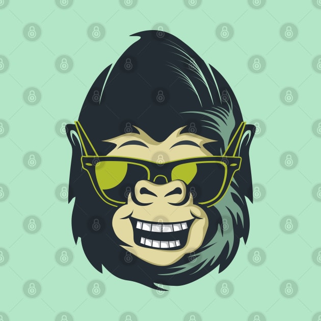 Monkey With Glasses by michony