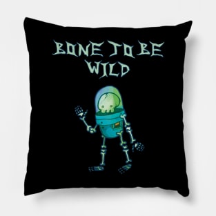 Bone To Be Wild - Space Skeleton Pillow