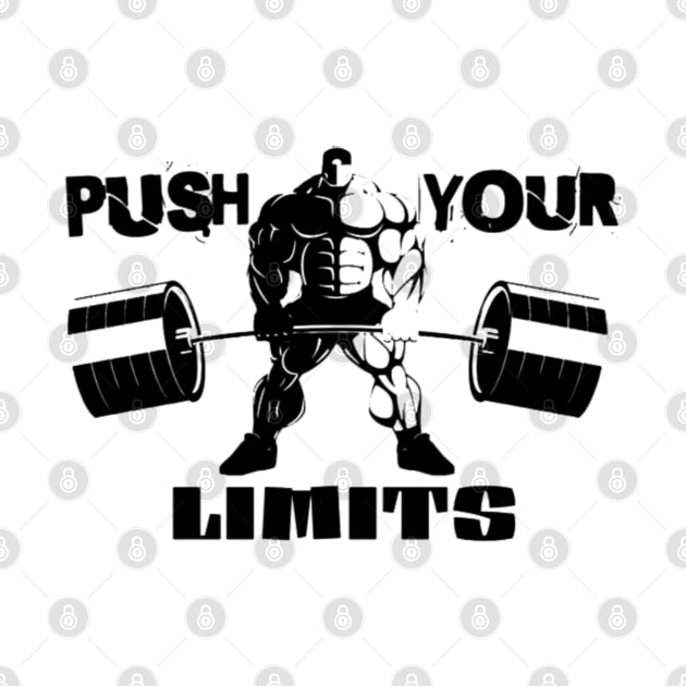 push your limits | gym wear | gym products | gym tshirt for lifters by ALCOHOL