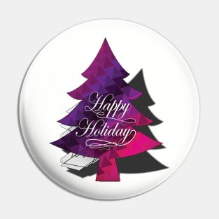 Happy Holidays Pin