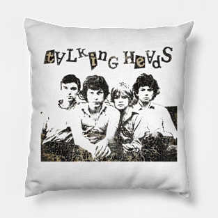 Talking Heads Vintage Cover 1970 Pillow