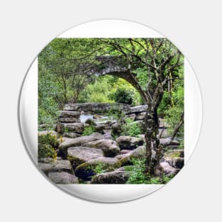 Two Bridges at Dartmeet Devon Pin