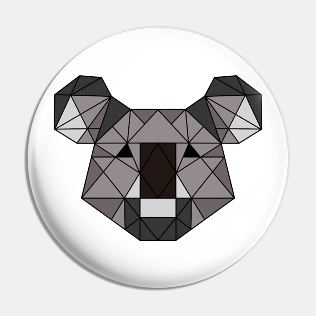 Koala Bear Abstract Pin by fakelarry