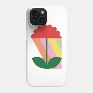 Rainbow flower positive nature adventure happy colorful camping good times enjoy life travelling Phone Case