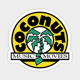 Coconuts Music & Movies Retro Store Magnet