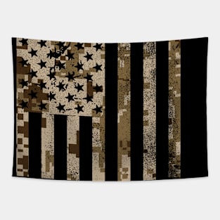 Desert Camo Flag Tapestry