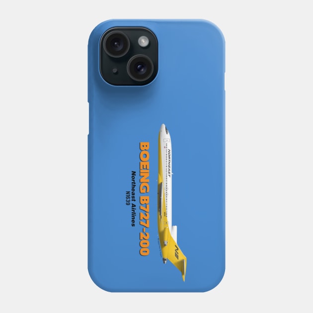 Boeing B727-200 - Northeast Airlines Phone Case by TheArtofFlying