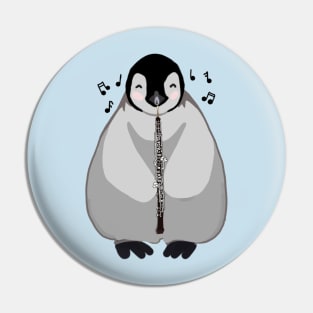 Oboe Penguin Pin