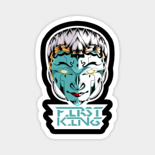 FIRST KING MASK Magnet