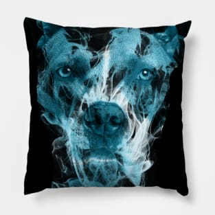 Staffie in the Smoke // Bilcos Designs T-Shirt Pillow