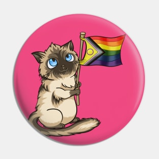 Chocolate Supports Pride Pin