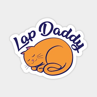 Lap Daddy (orange cat) Magnet