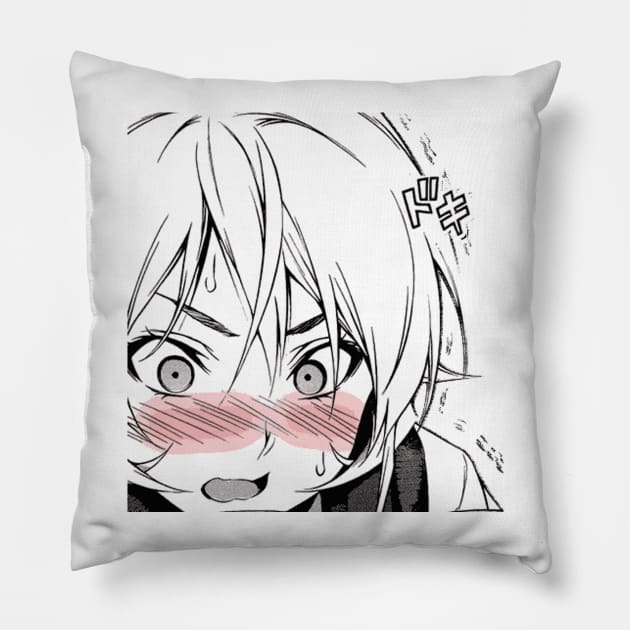 LEWD BLUSH Pillow by MemeShark