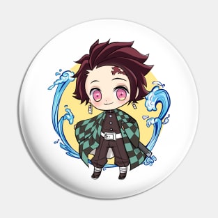 Chibi Kawaii Tanjirou Kamado Pin