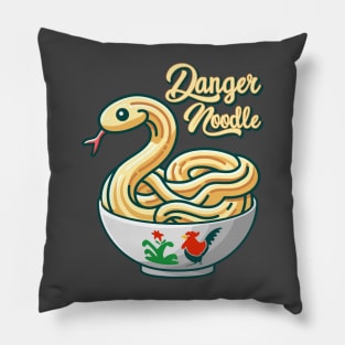 Danger Noodle in a bowl Pillow