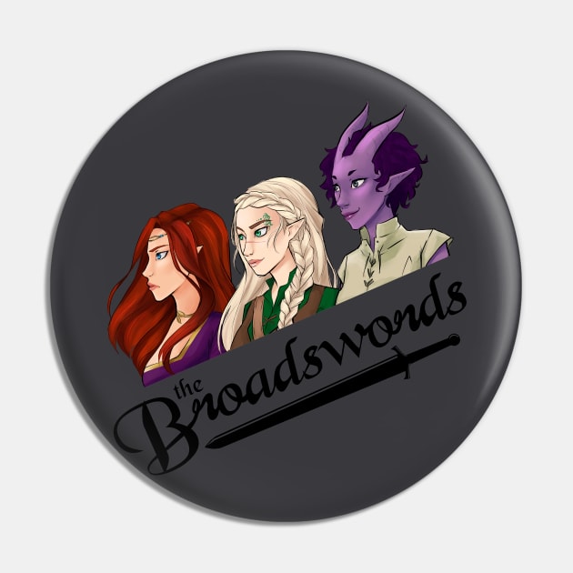 The Broadswords Logo Pin by TheBroadswords