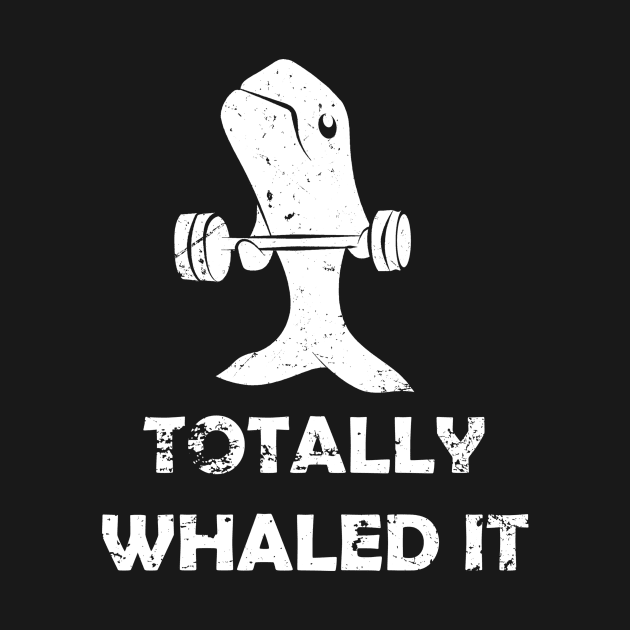 Motivational Exercising Whale Pun by KawaiiForYou