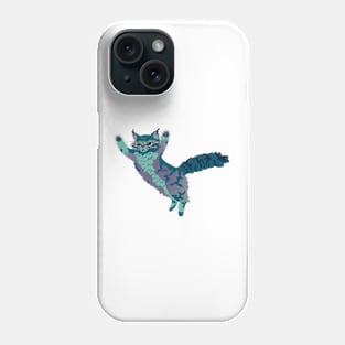 Purple Fluffy Jumping Cat Phone Case