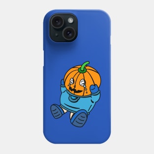 Cute crying pumpkin head Phone Case