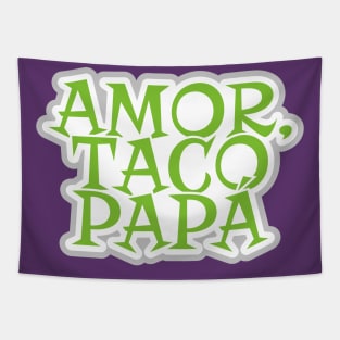 Amor Taco Papa Tapestry