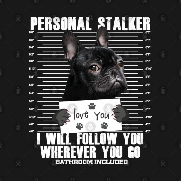 Stalker Frenchie Bulldog Cartoon by USProudness