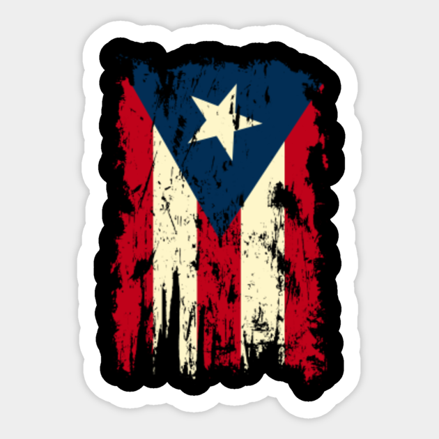 Vintage Distressed Puerto Rico Flag Distressed Puerto Rico Flag Sticker Teepublic Au
