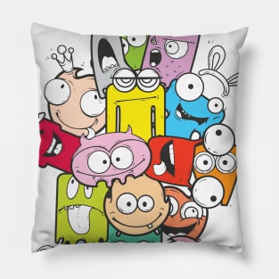 cute monsters Pillow