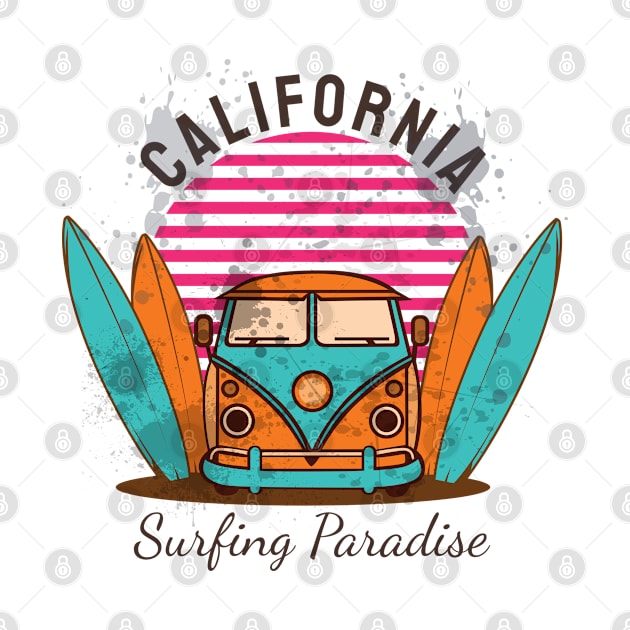 California Surfing Paradise by Don’t Care Co