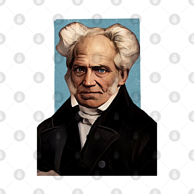 German Philosopher Arthur Schopenhauer illustration by Litstoy 