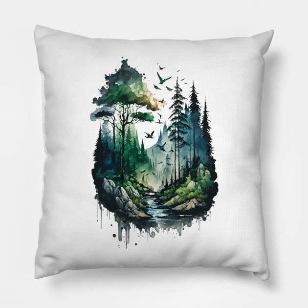 Nature Pillow by yasinylcu